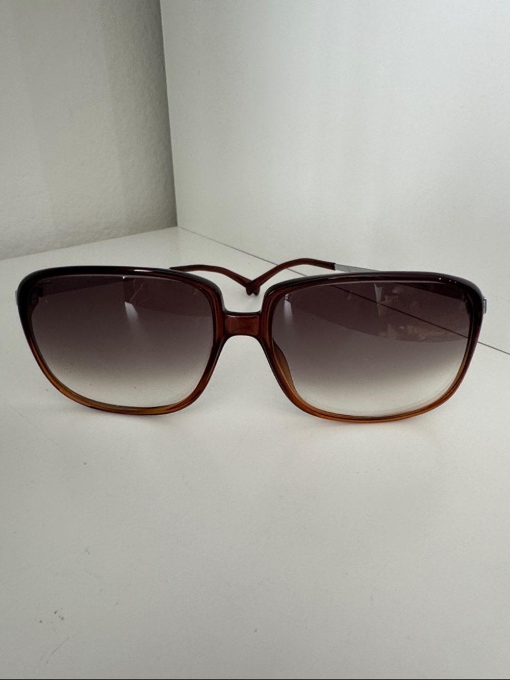 Christian Dior Monsieur 2058 Oversized Sunglasses Brown Gradient